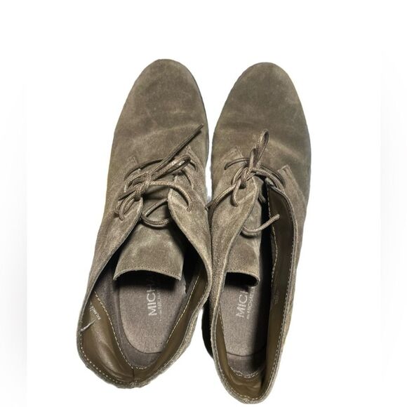 Michael Shannon Rebeka SUEDE WEDGE ANKLE BOOTS - Picture 9 of 10